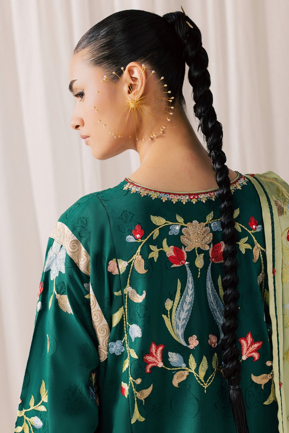 Elan | Stitched Pret 26 | DEODAR (EL26-12 A ST) - Luxury Dress - available at Maria Faisal in UK and USA.