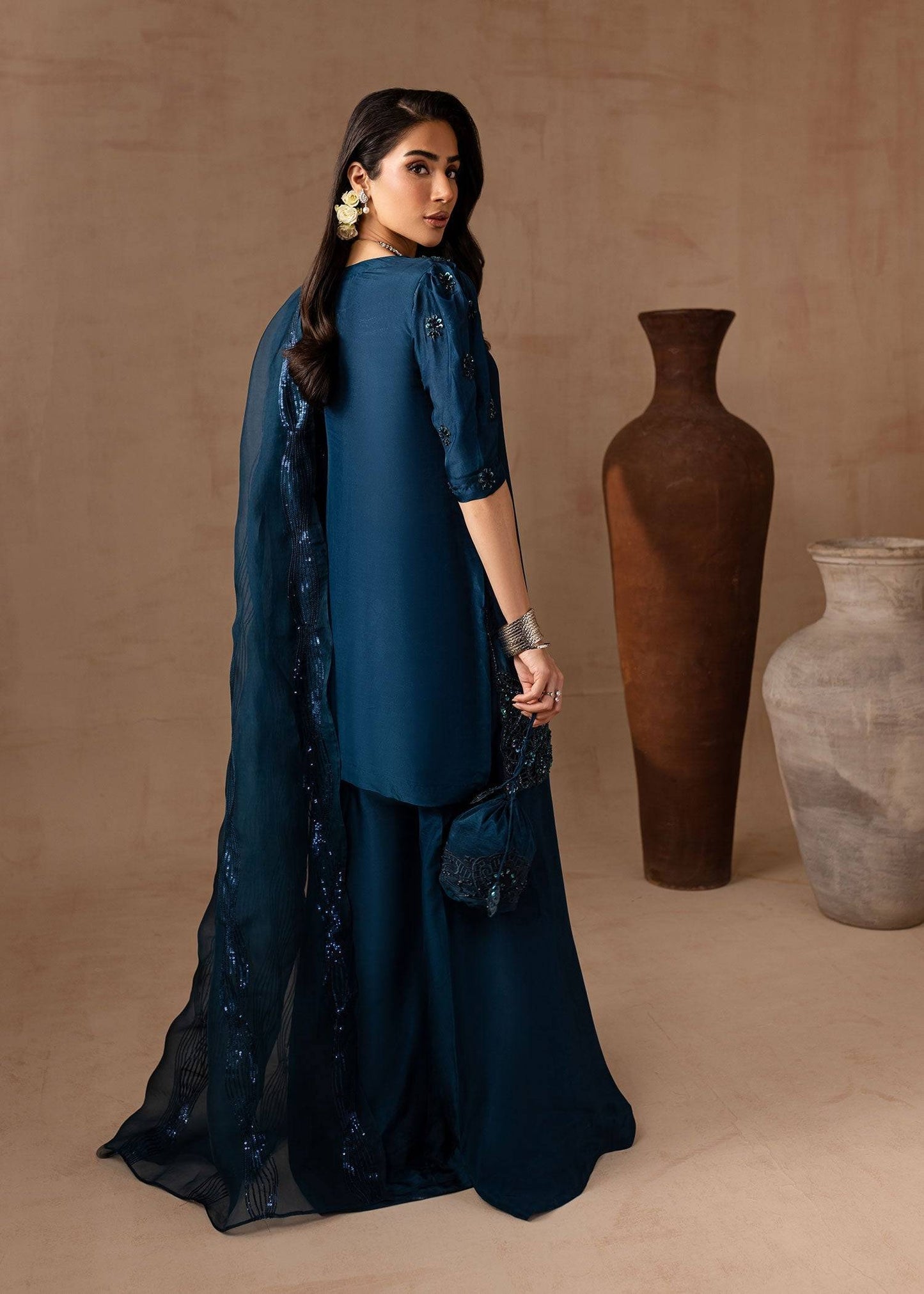 Maria Osama Khan | Noir Bliss Luxury Formals | Royal Sapphire by Maria Faisal - Registered Vendor of : Maria Osama Khan - type : Ladies Clothes - 100% original wedding dresses