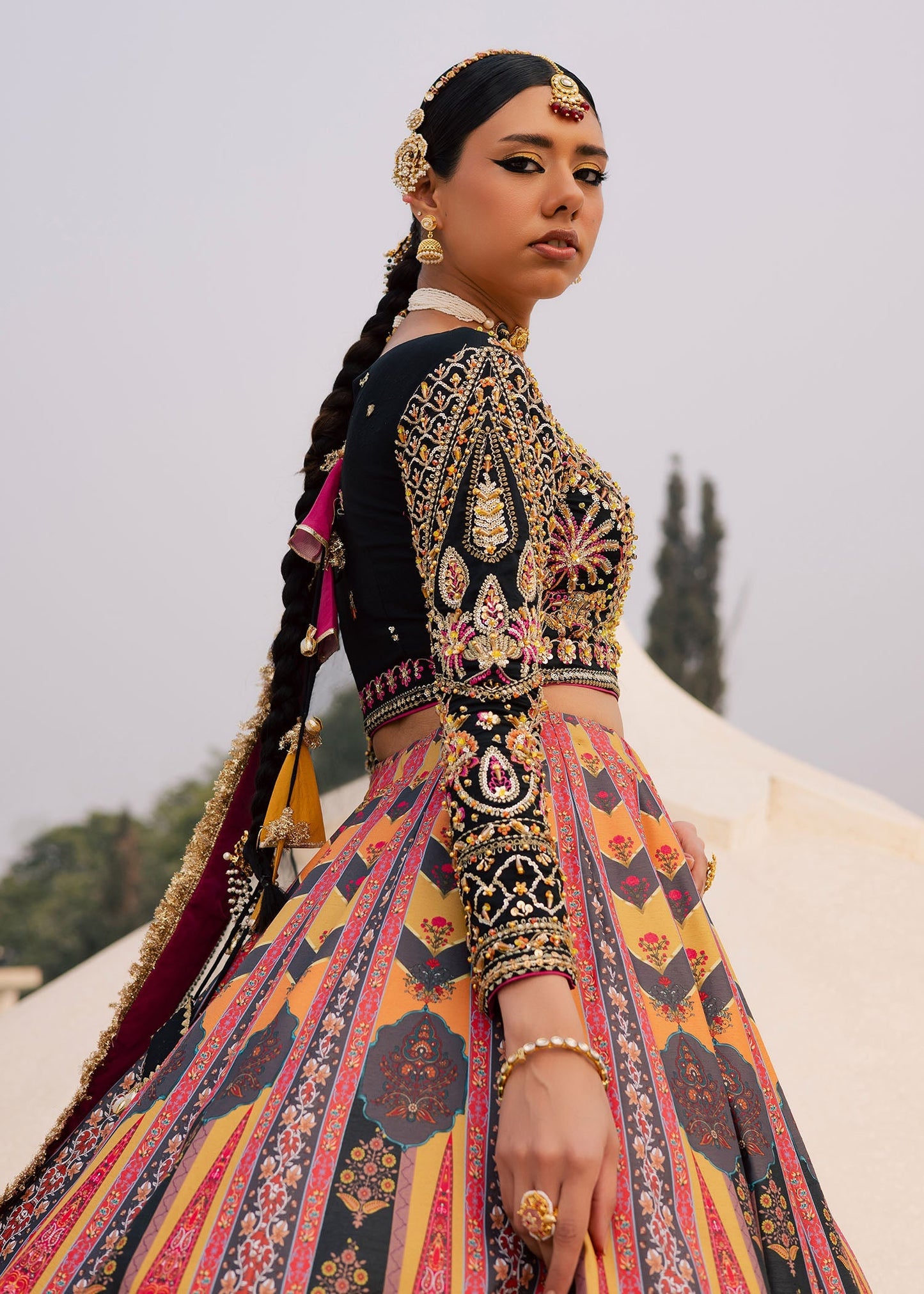Maria Osama Khan | Khawabeedah Wedding Formals | Afsana - Dress - available at Maria Faisal in UK and USA.