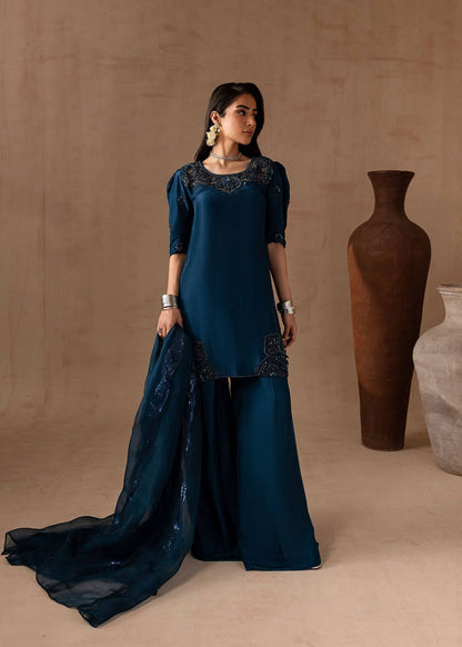 Maria Osama Khan | Noir Bliss Luxury Formals | Royal Sapphire by Maria Faisal - Registered Vendor of : Maria Osama Khan - type : Ladies Clothes - 100% original wedding dresses