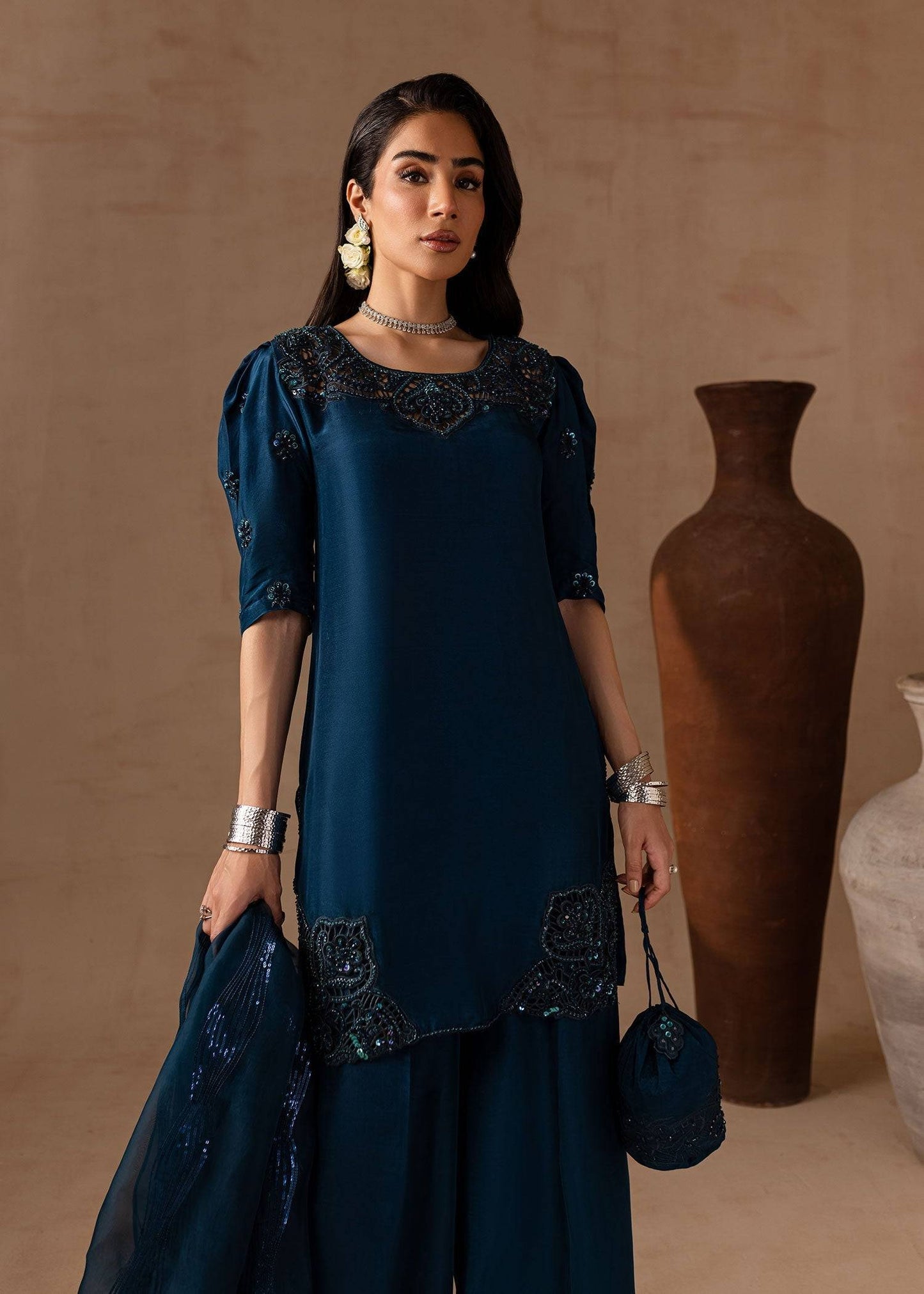 Maria Osama Khan | Noir Bliss Luxury Formals | Royal Sapphire by Maria Faisal - Registered Vendor of : Maria Osama Khan - type : Ladies Clothes - 100% original wedding dresses