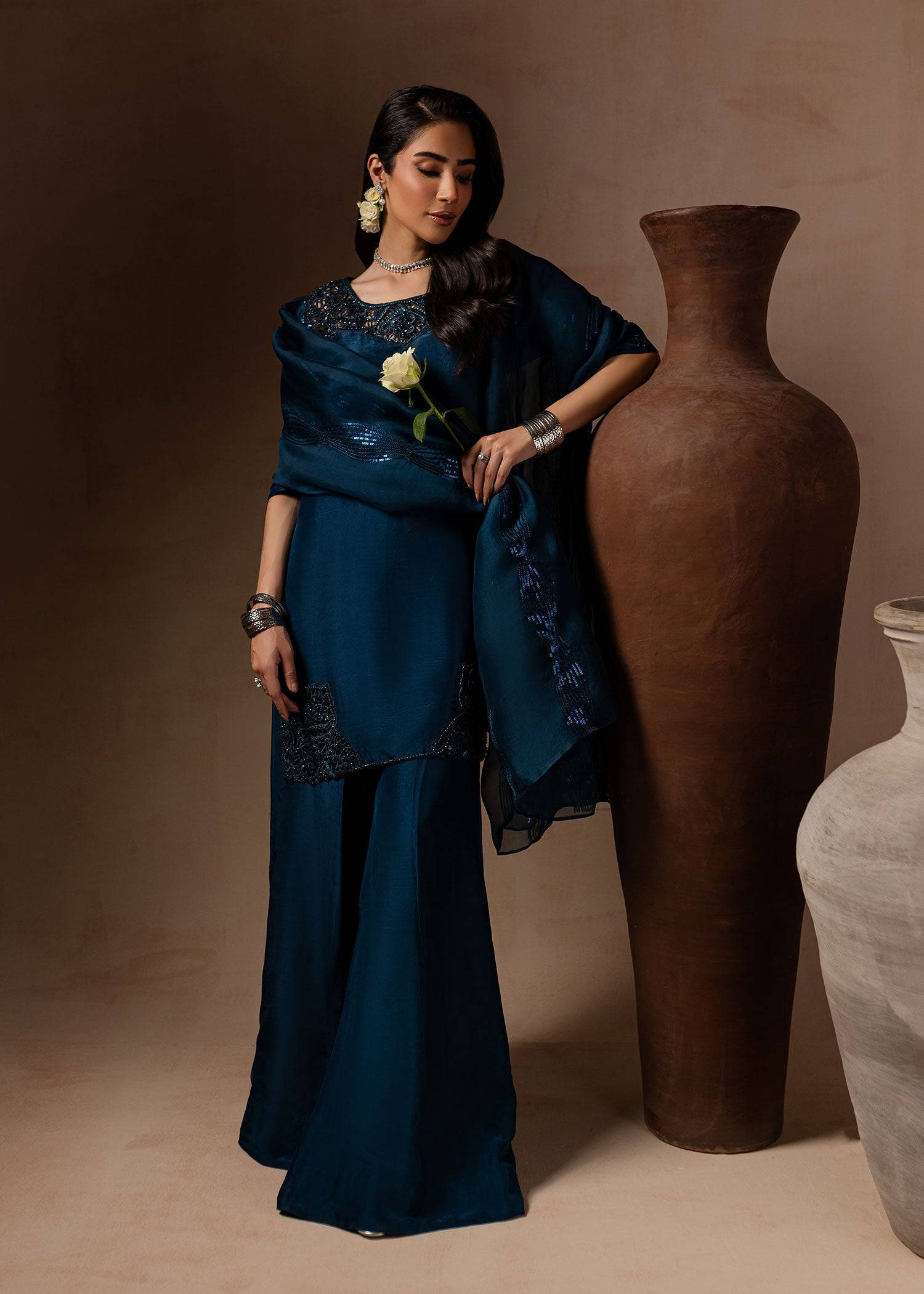 Maria Osama Khan | Noir Bliss Luxury Formals | Royal Sapphire by Maria Faisal - Registered Vendor of : Maria Osama Khan - type : Ladies Clothes - 100% original wedding dresses