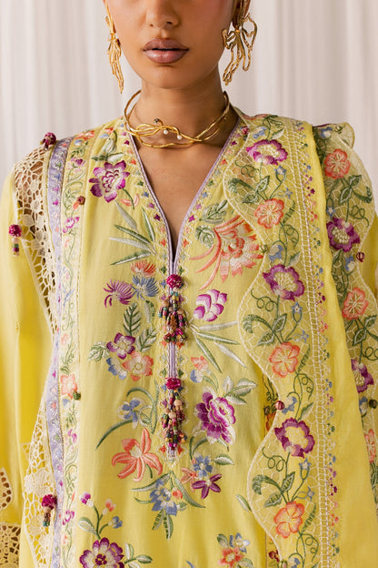Elan | Stitched Pret 26 | NEELUNE (EL26-05 A ST) - Luxury Dress - available at Maria Faisal in UK and USA.