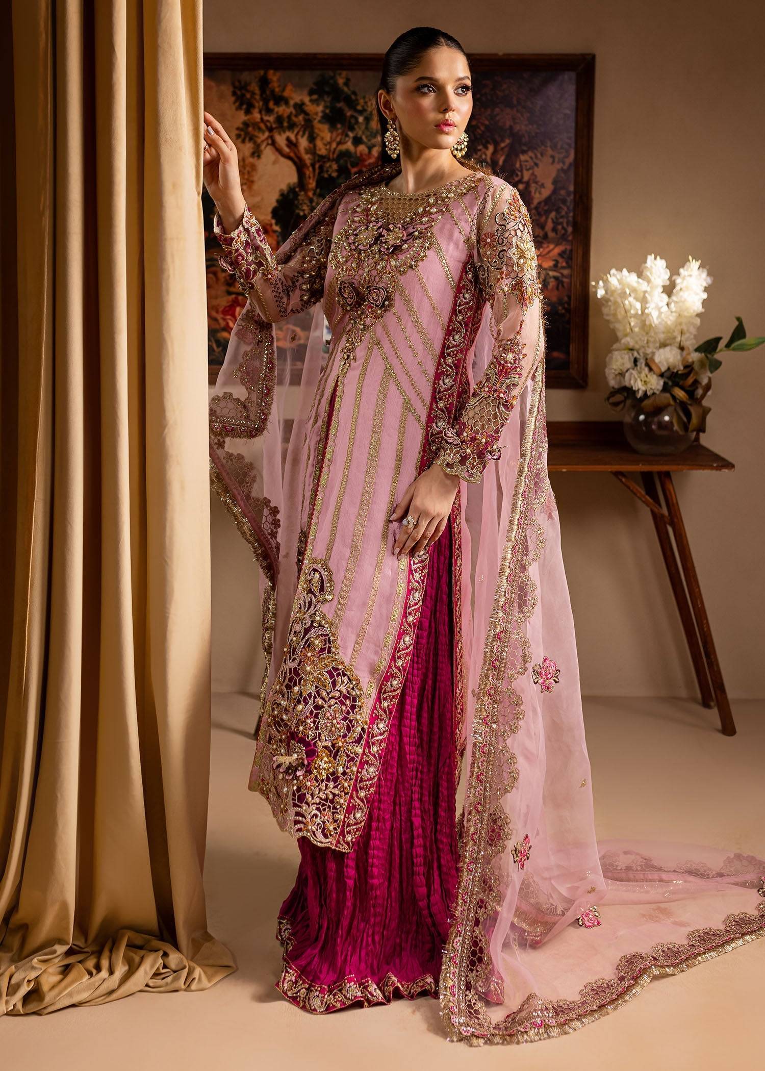 Maria Osama Khan | Lamhay Wedding Festive | Zarmina by Maria Faisal - Registered Vendor of : Maria Osama Khan - type : Ladies Clothes - 100% original wedding dresses