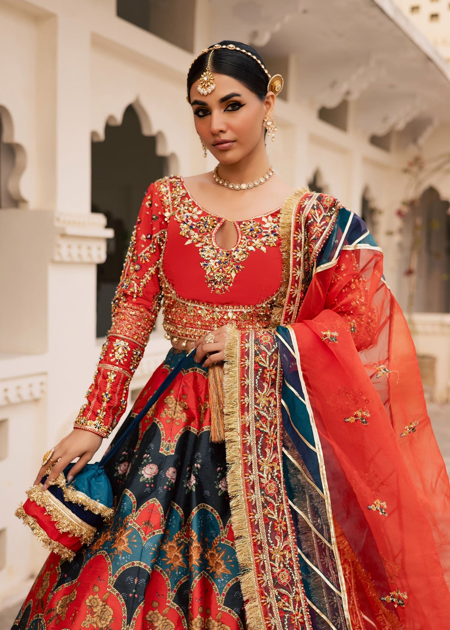 Maria Osama Khan | Khawabeedah Wedding Formals | Rukhsar - Dress - available at Maria Faisal in UK and USA.