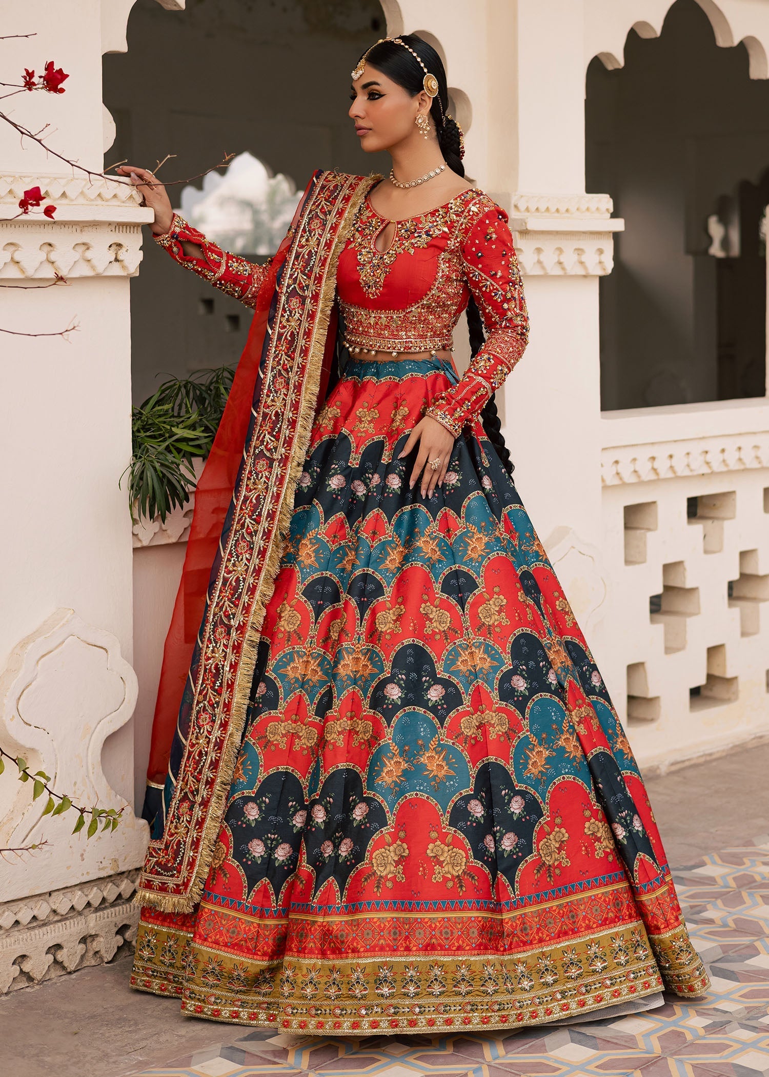 Maria Osama Khan | Khawabeedah Wedding Formals | Rukhsar - Dress - available at Maria Faisal in UK and USA.