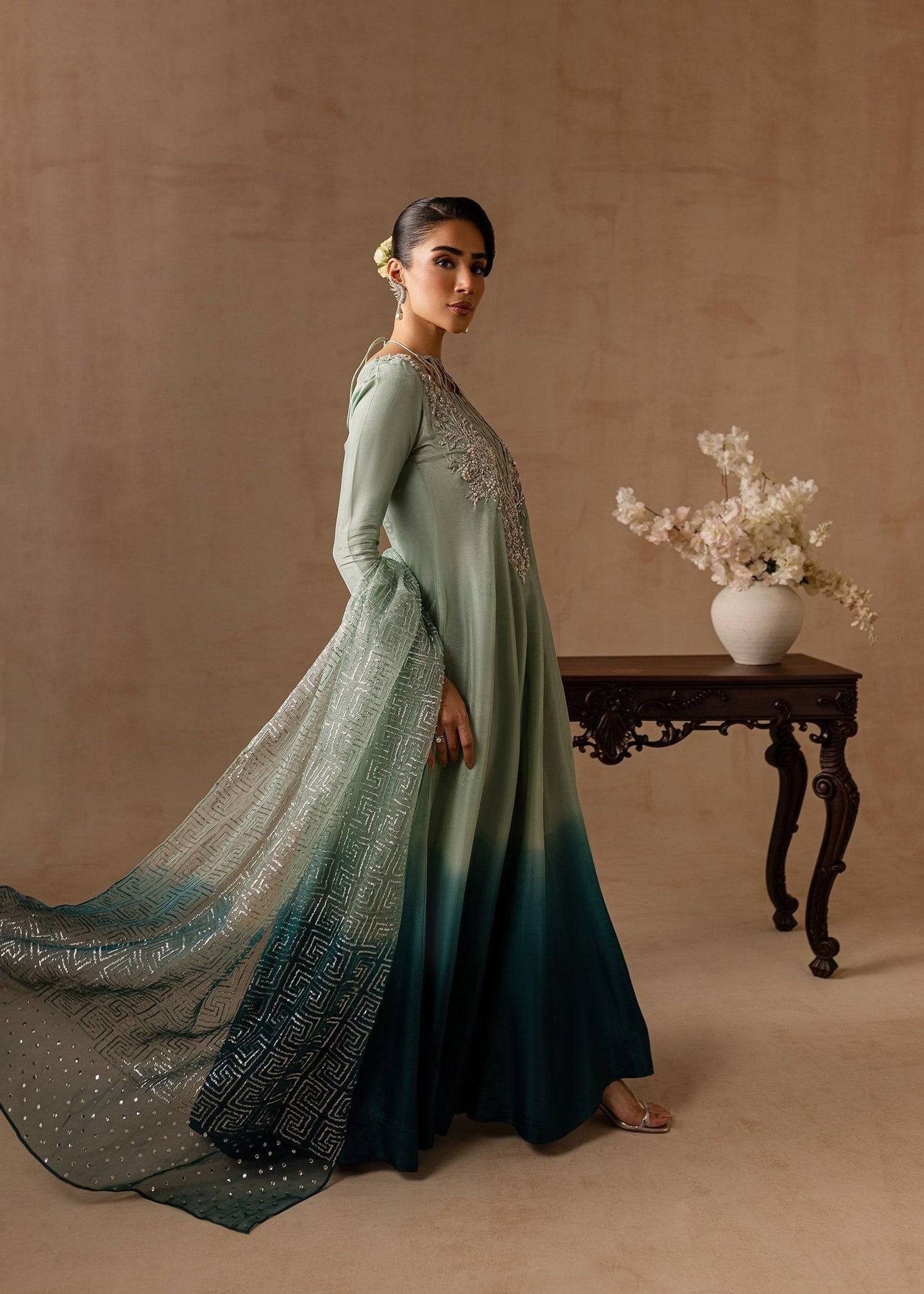 Maria Osama Khan | Noir Bliss Luxury Formals | Aazure by Maria Faisal - Registered Vendor of : Maria Osama Khan - type : Ladies Clothes - 100% original wedding dresses