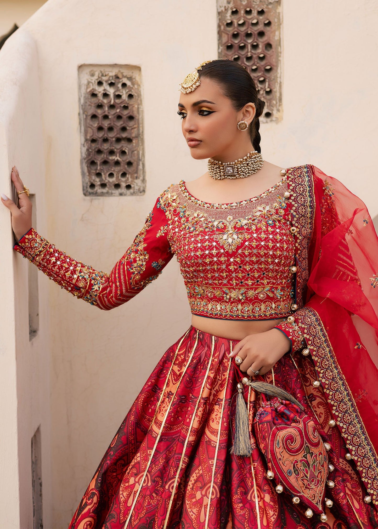 Maria Osama Khan | Khawabeedah Wedding Formals | Gulaab - Dress - available at Maria Faisal in UK and USA.