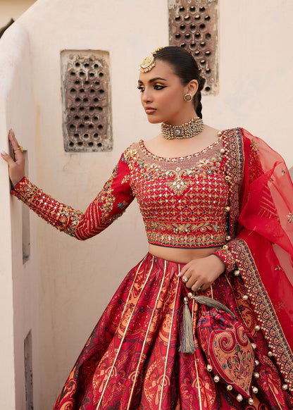 Maria Osama Khan | Khawabeedah Wedding Formals | Gulaab - Dress - available at Maria Faisal in UK and USA.