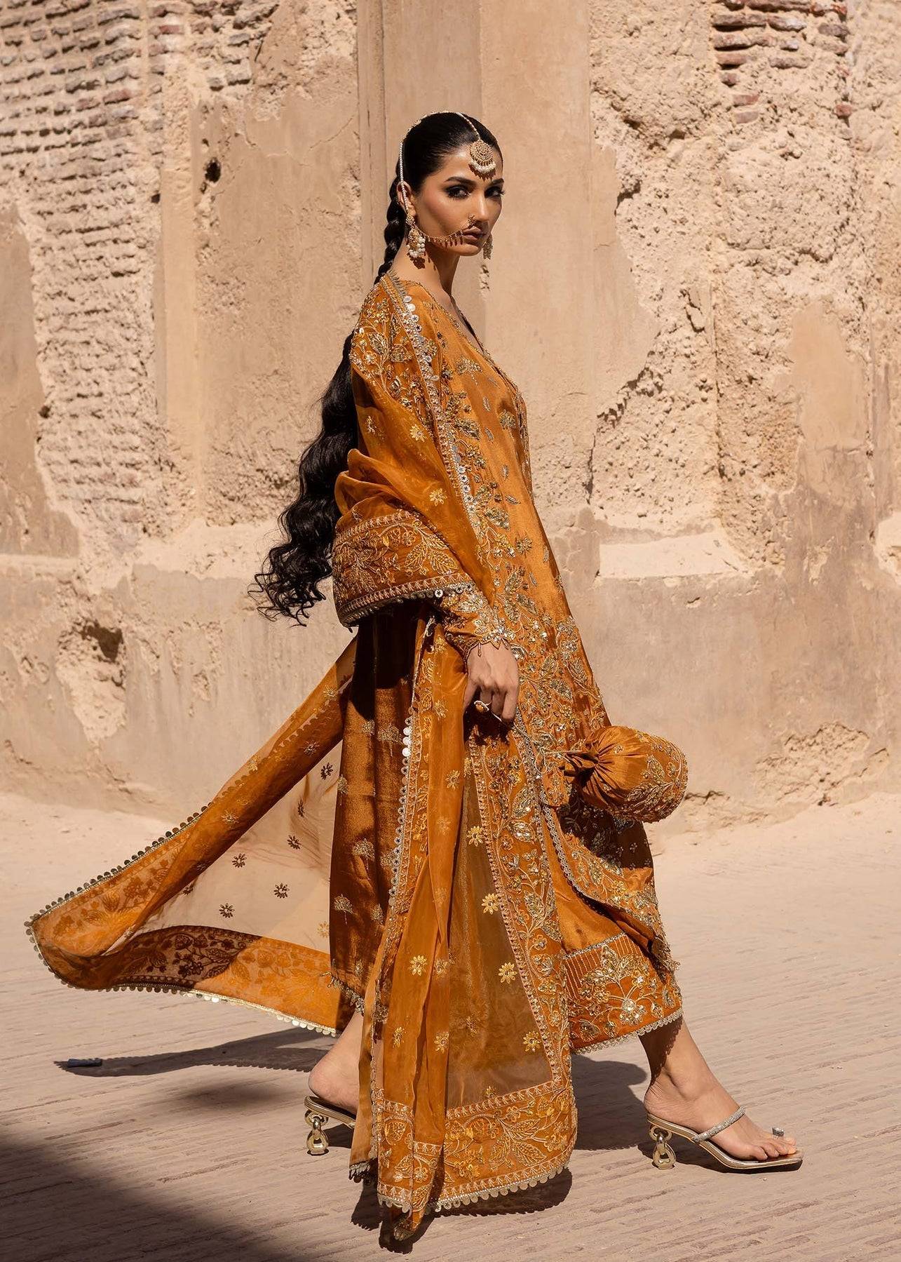 Akbar Aslam | Dastaan Luxury Formals | Zarmisha by Maria Faisal - Registered Vendor of : Akbar Aslam - type : Ladies Clothes - 100% original wedding dresses