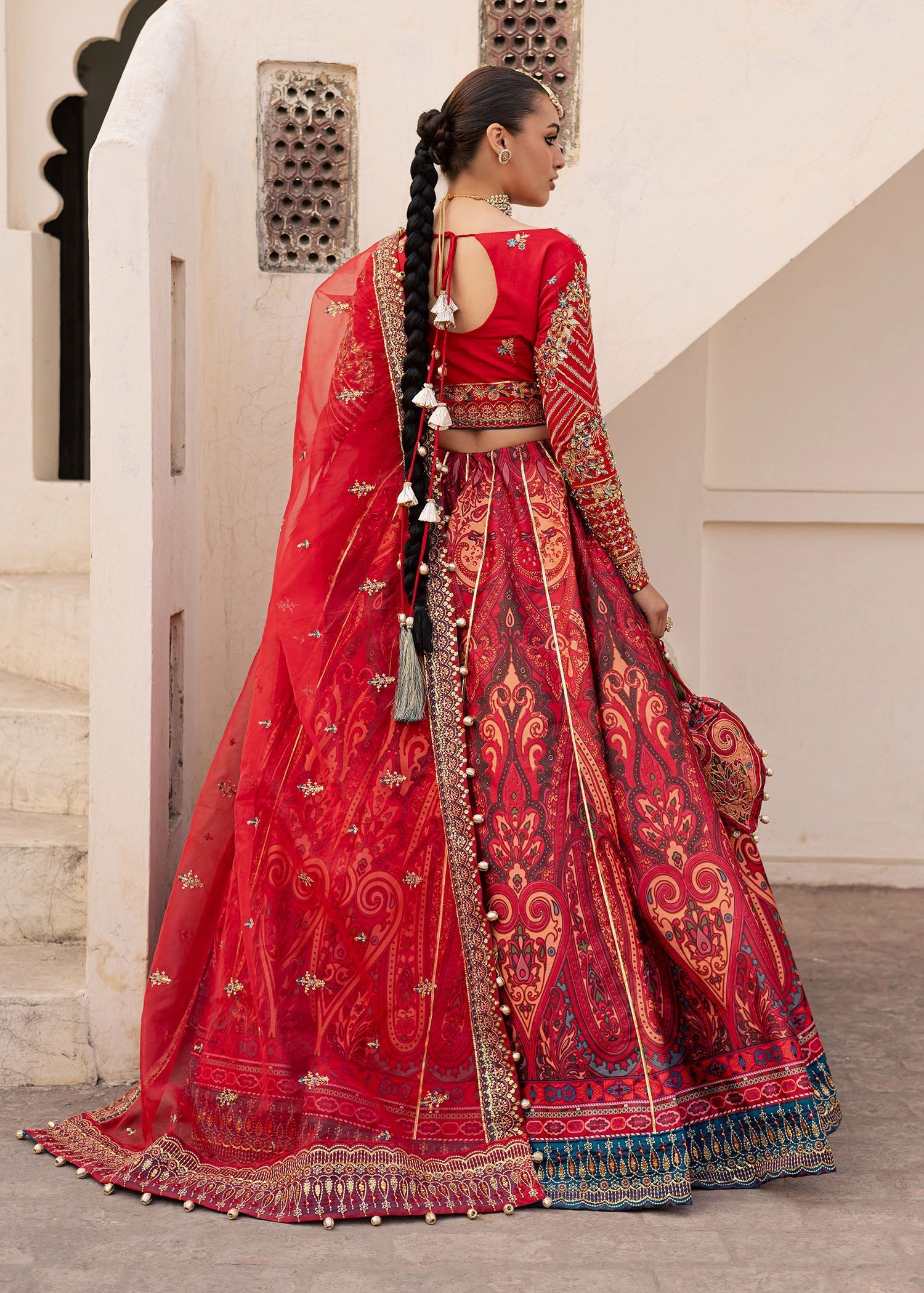 Maria Osama Khan | Khawabeedah Wedding Formals | Gulaab - Dress - available at Maria Faisal in UK and USA.