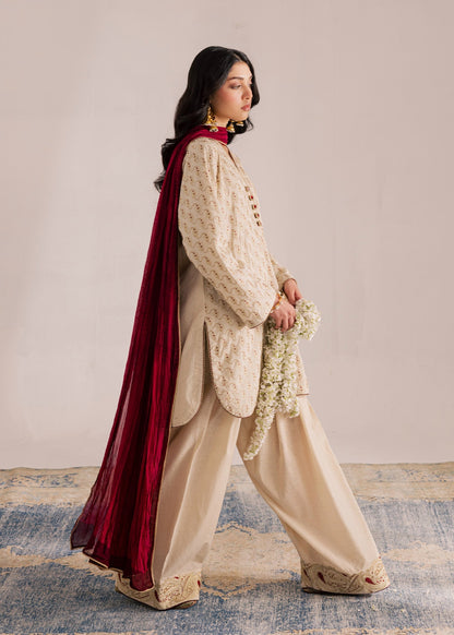 Sadaf Fawad Khan | Silk Luxury Pret 26 | Nerisa - Dress - available at Maria Faisal in UK and USA.