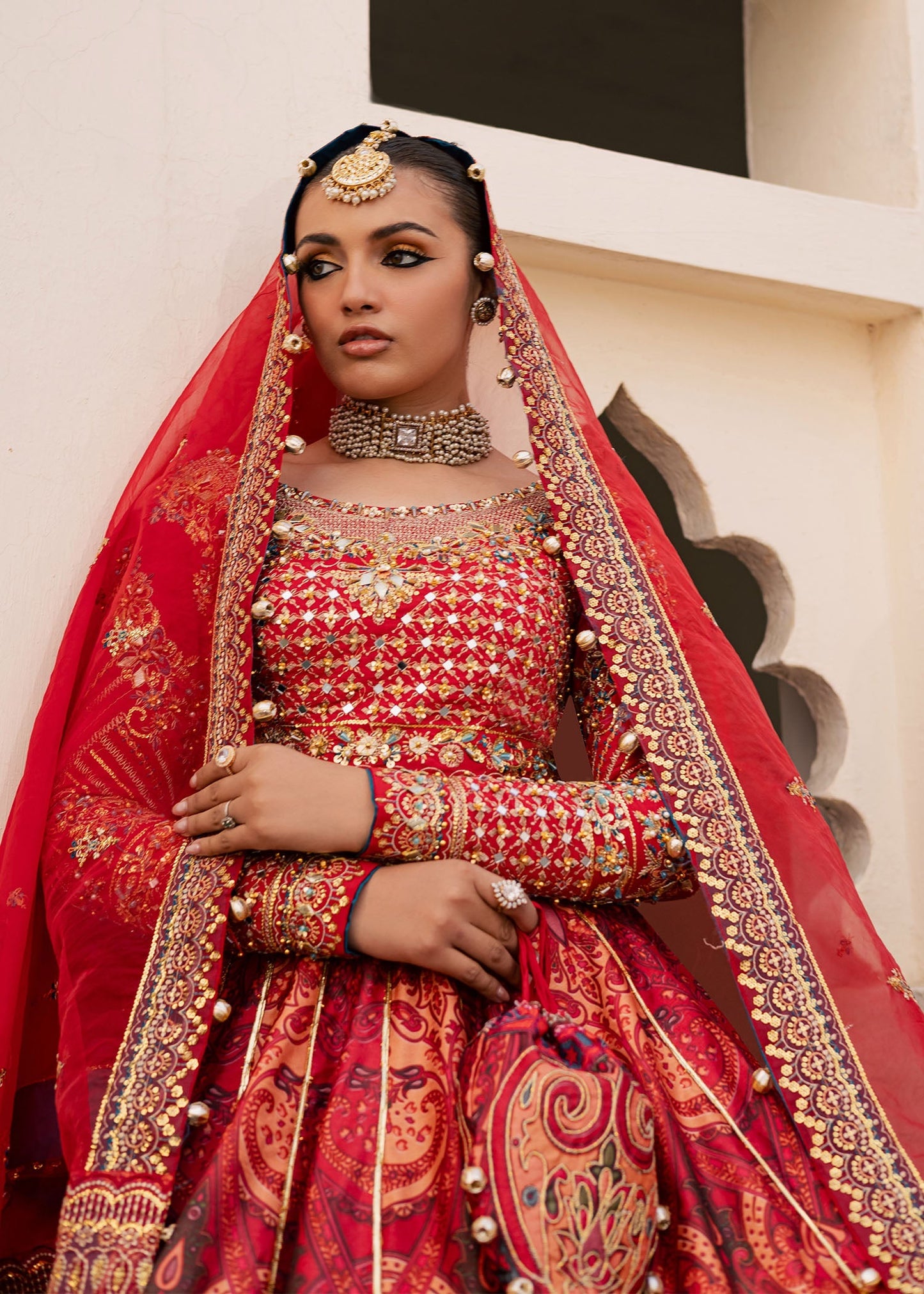 Maria Osama Khan | Khawabeedah Wedding Formals | Gulaab - Dress - available at Maria Faisal in UK and USA.
