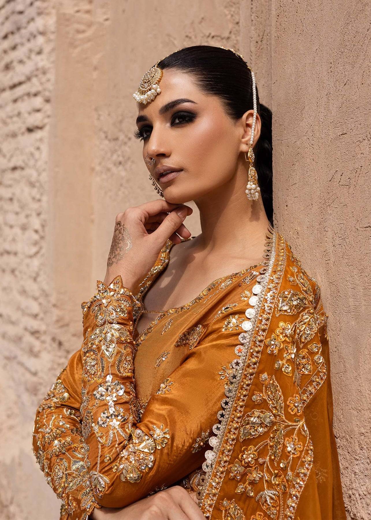 Akbar Aslam | Dastaan Luxury Formals | Zarmisha by Maria Faisal - Registered Vendor of : Akbar Aslam - type : Ladies Clothes - 100% original wedding dresses