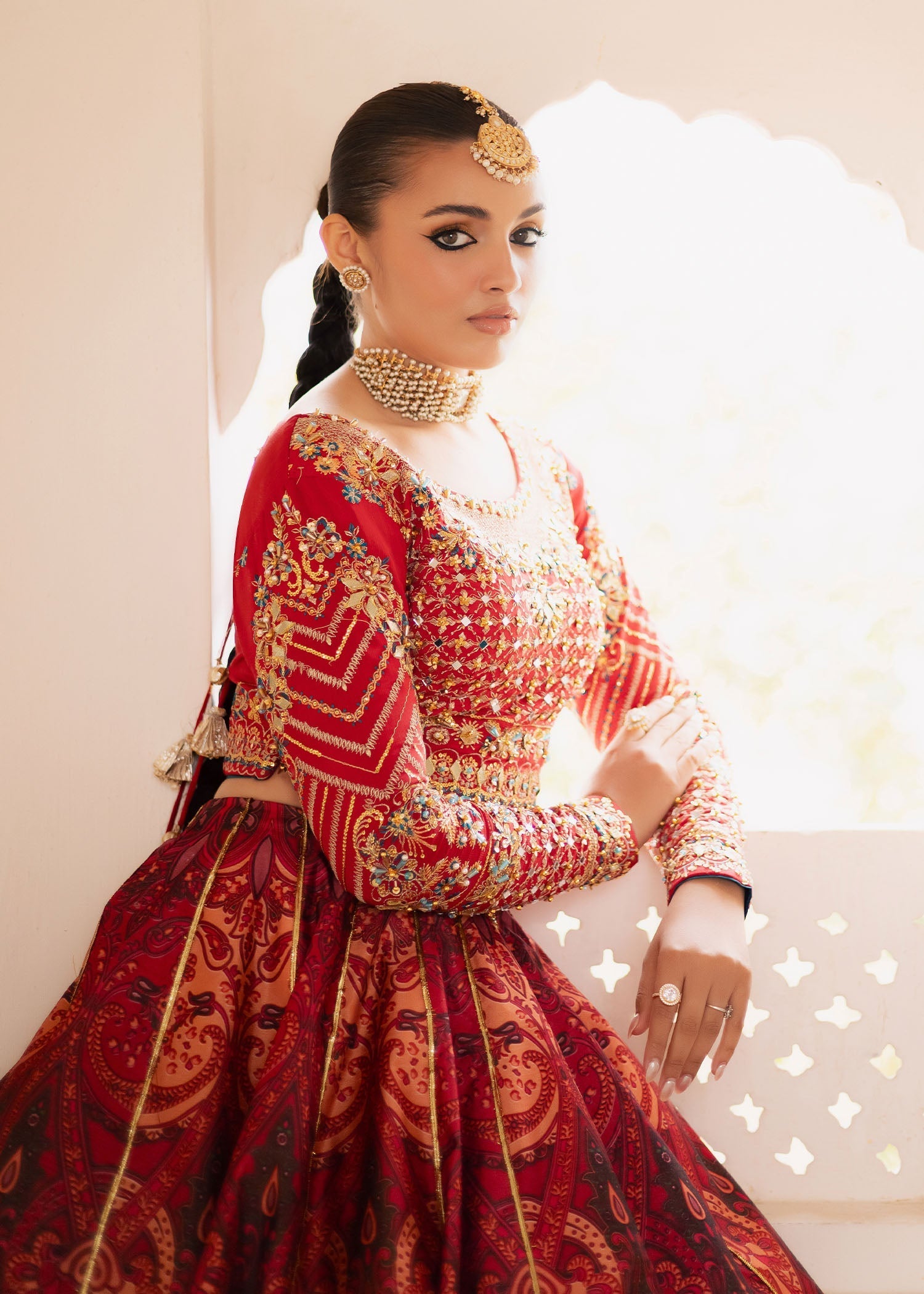 Maria Osama Khan | Khawabeedah Wedding Formals | Gulaab - Dress - available at Maria Faisal in UK and USA.
