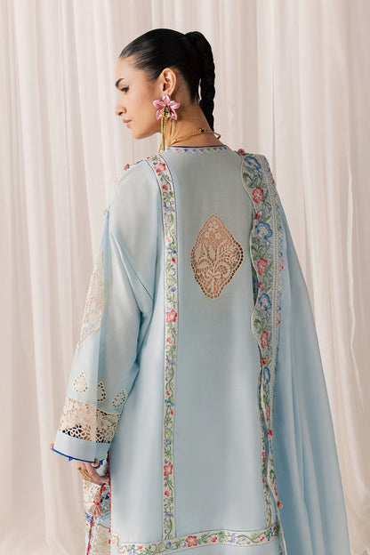 Elan | Stitched Pret 26 | NEELUNE (EL26-05 B ST) - Luxury Dress - available at Maria Faisal in UK and USA.