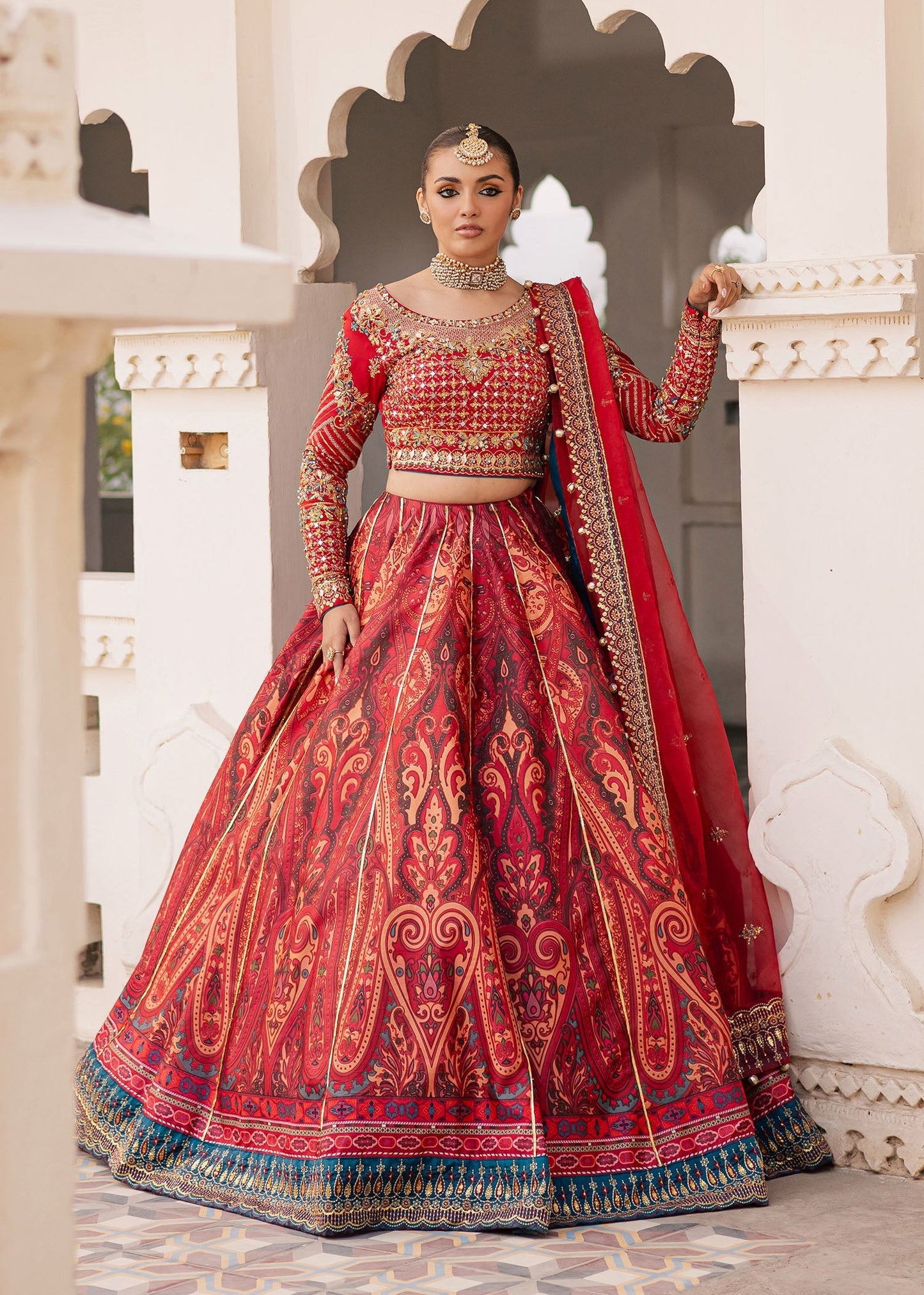 Maria Osama Khan | Khawabeedah Wedding Formals | Gulaab - Dress - available at Maria Faisal in UK and USA.