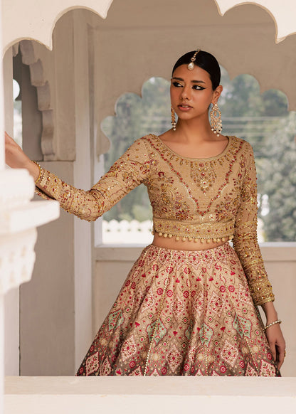 Maria Osama Khan | Khawabeedah Wedding Formals | Gulrukh - Dress - available at Maria Faisal in UK and USA.
