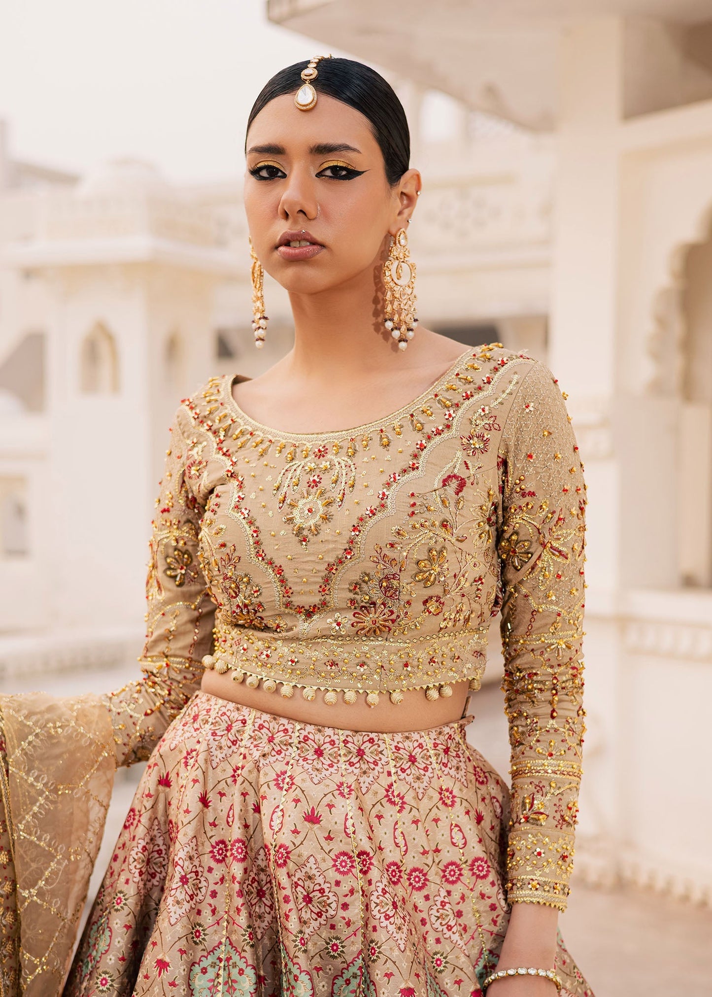 Maria Osama Khan | Khawabeedah Wedding Formals | Gulrukh - Dress - available at Maria Faisal in UK and USA.
