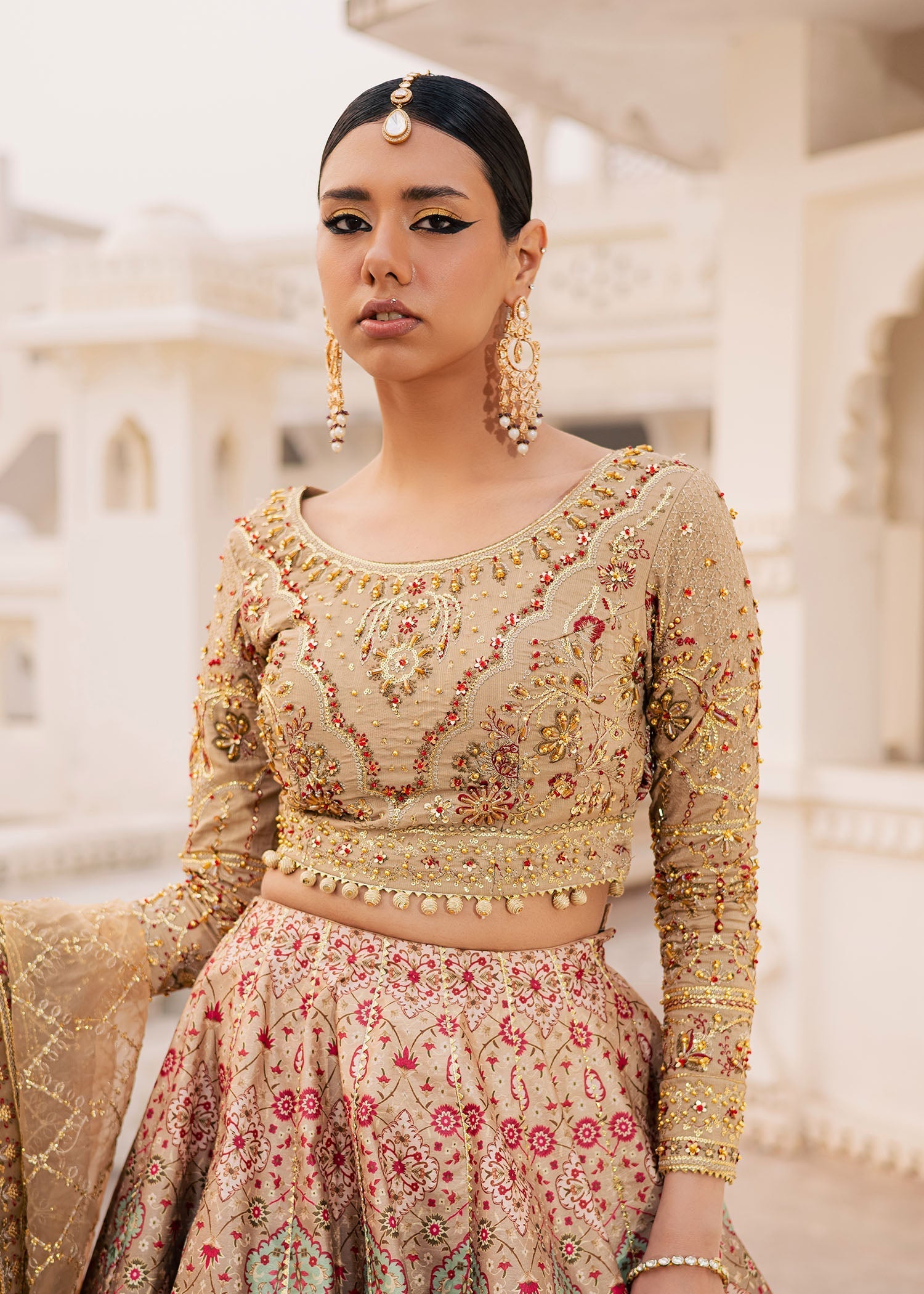 Maria Osama Khan | Khawabeedah Wedding Formals | Gulrukh - Dress - available at Maria Faisal in UK and USA.