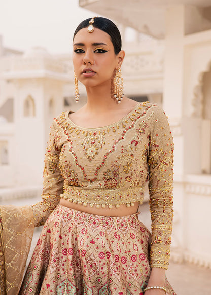 Maria Osama Khan | Khawabeedah Wedding Formals | Gulrukh - Dress - available at Maria Faisal in UK and USA.