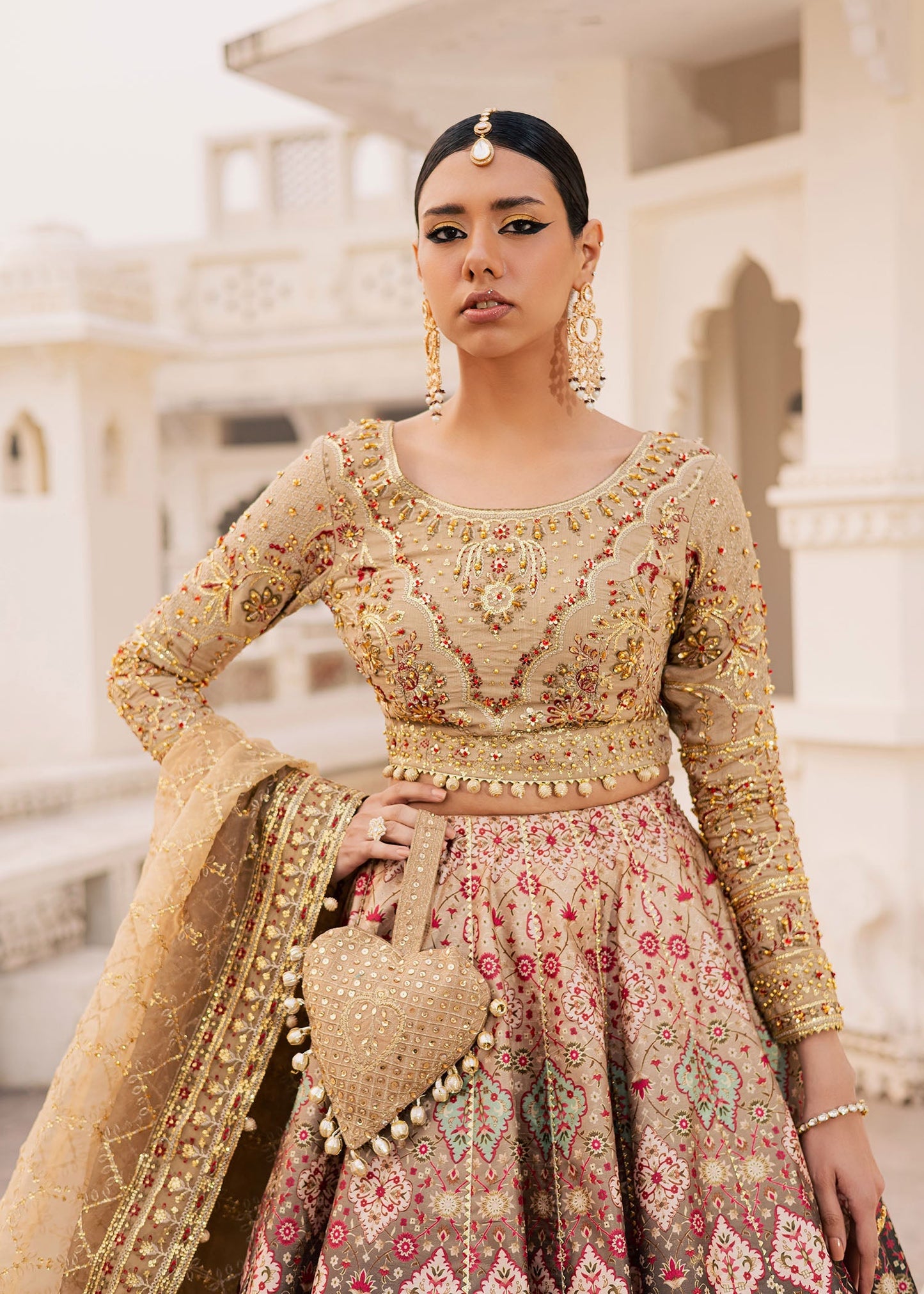 Maria Osama Khan | Khawabeedah Wedding Formals | Gulrukh - Dress - available at Maria Faisal in UK and USA.