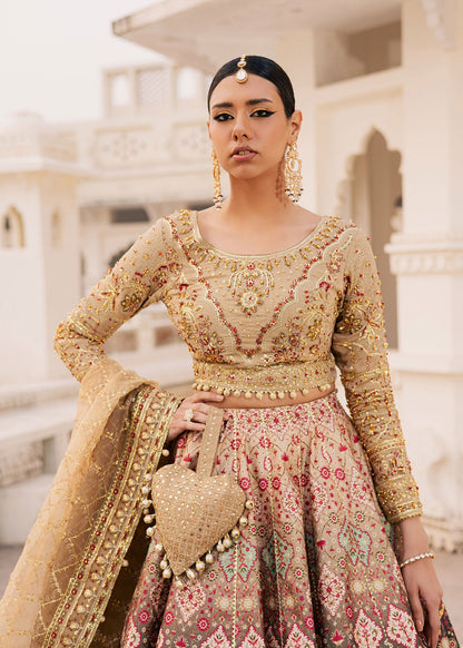 Maria Osama Khan | Khawabeedah Wedding Formals | Gulrukh - Dress - available at Maria Faisal in UK and USA.