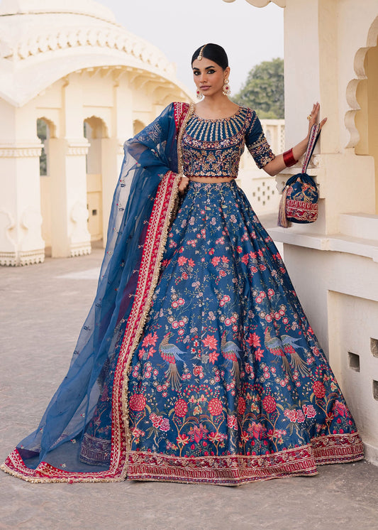 Maria Osama Khan | Khawabeedah Wedding Formals | Gulbahaar - Dress - available at Maria Faisal in UK and USA.