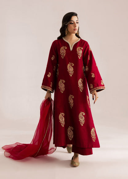 Sadaf Fawad Khan | Silk Luxury Pret 26 | Sera - Dress - available at Maria Faisal in UK and USA.