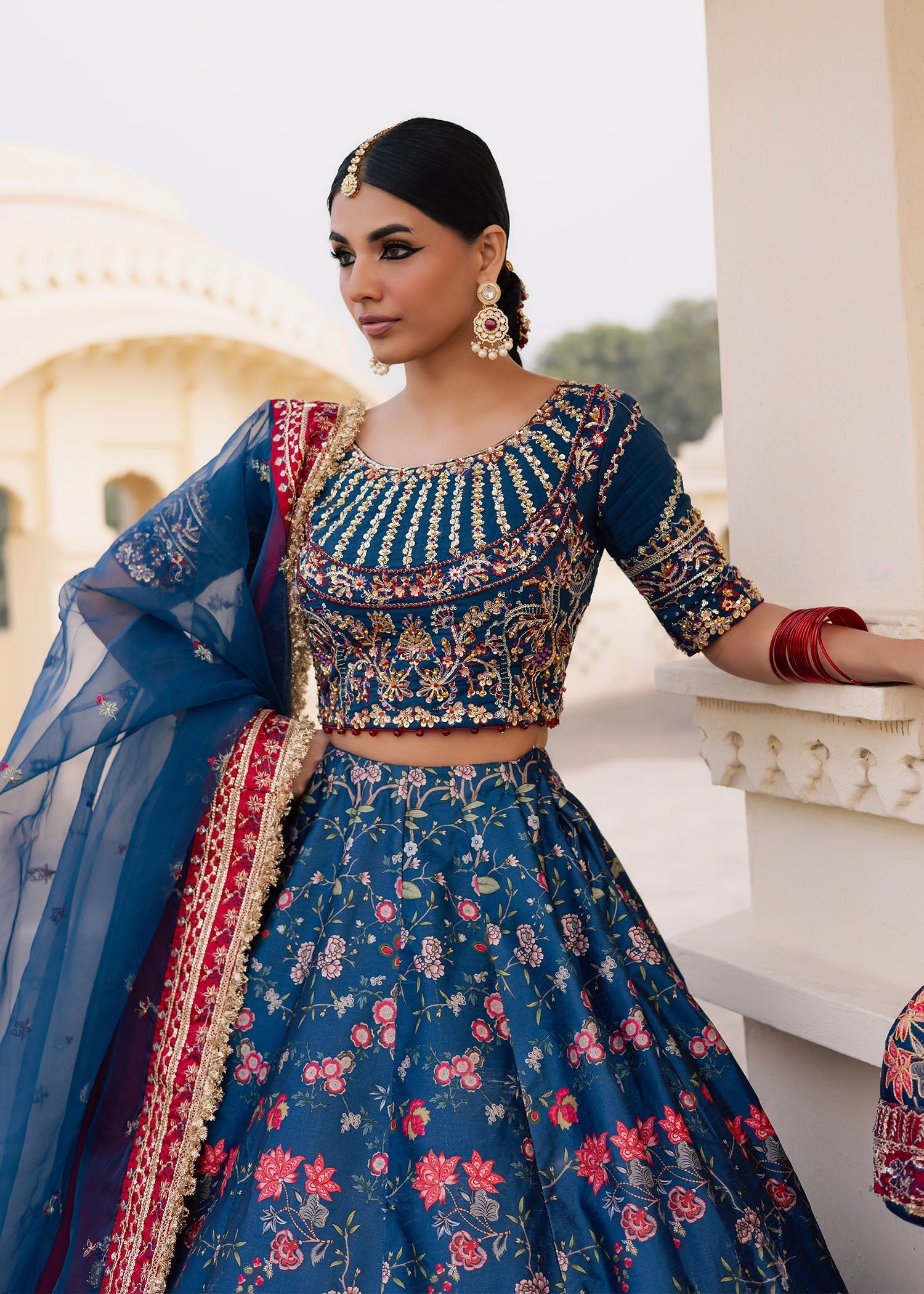 Maria Osama Khan | Khawabeedah Wedding Formals | Gulbahaar - Dress - available at Maria Faisal in UK and USA.