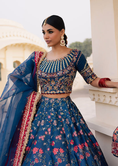 Maria Osama Khan | Khawabeedah Wedding Formals | Gulbahaar - Dress - available at Maria Faisal in UK and USA.