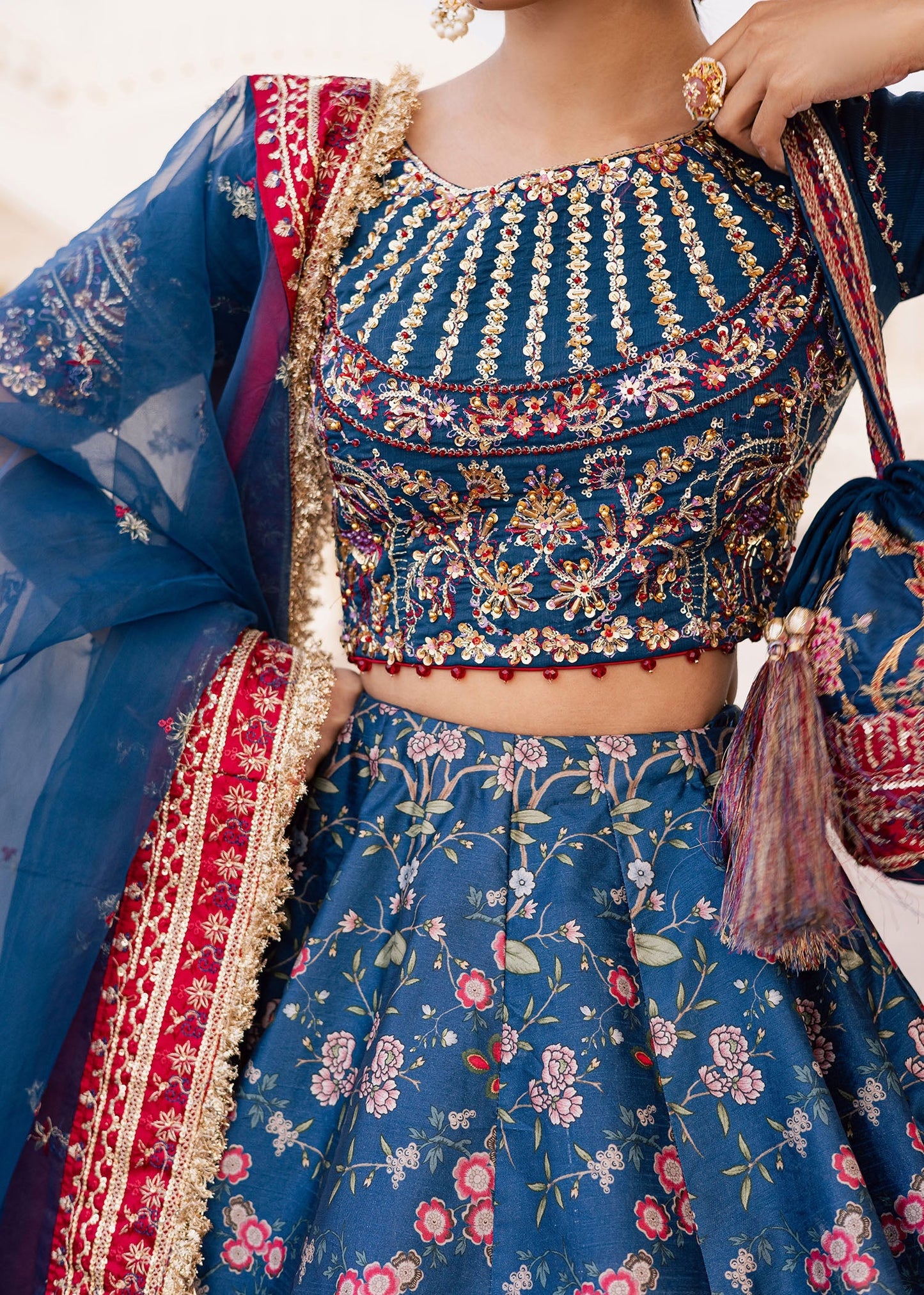 Maria Osama Khan | Khawabeedah Wedding Formals | Gulbahaar - Dress - available at Maria Faisal in UK and USA.