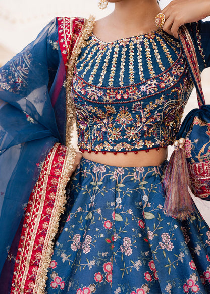 Maria Osama Khan | Khawabeedah Wedding Formals | Gulbahaar - Dress - available at Maria Faisal in UK and USA.