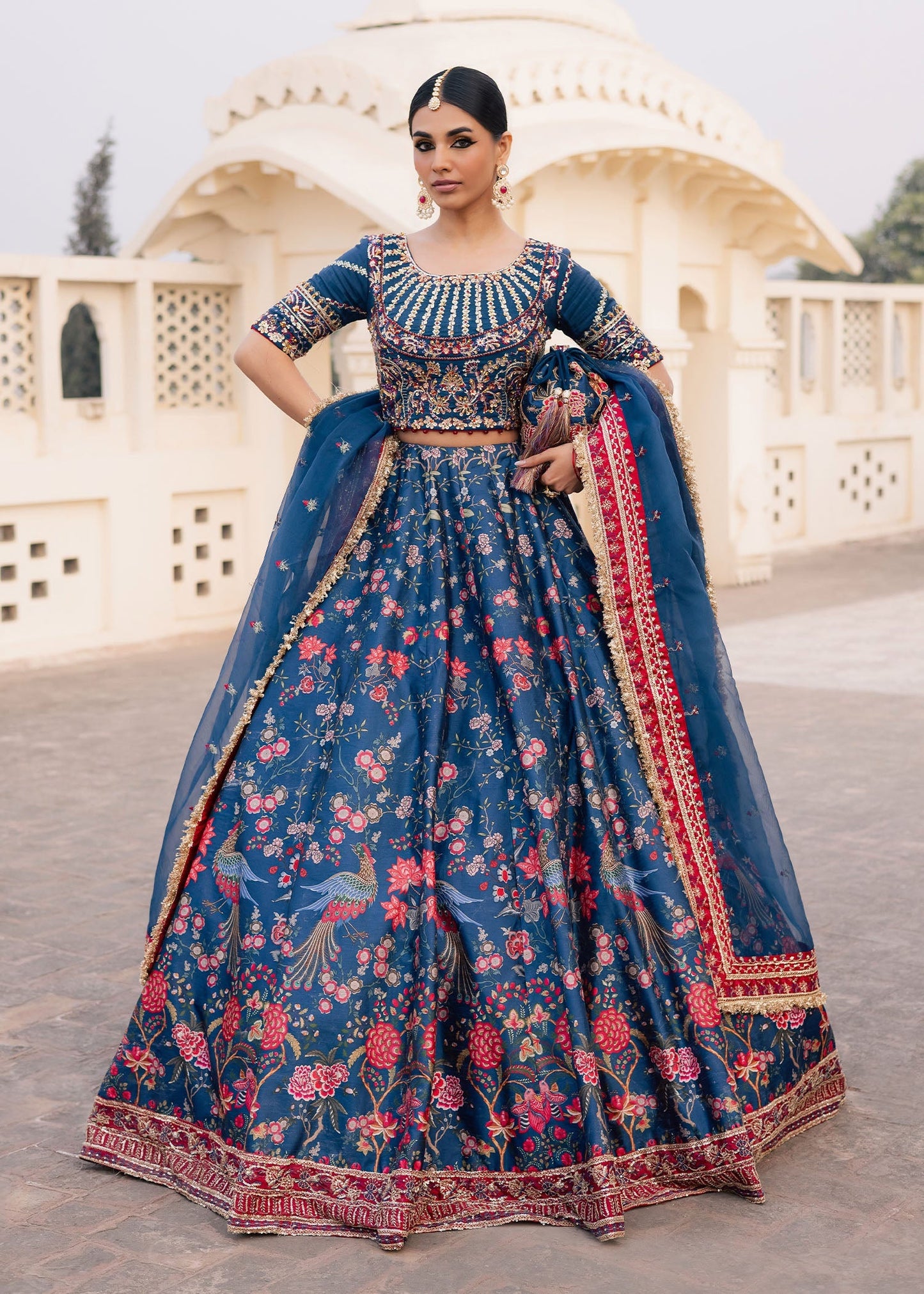 Maria Osama Khan | Khawabeedah Wedding Formals | Gulbahaar - Dress - available at Maria Faisal in UK and USA.