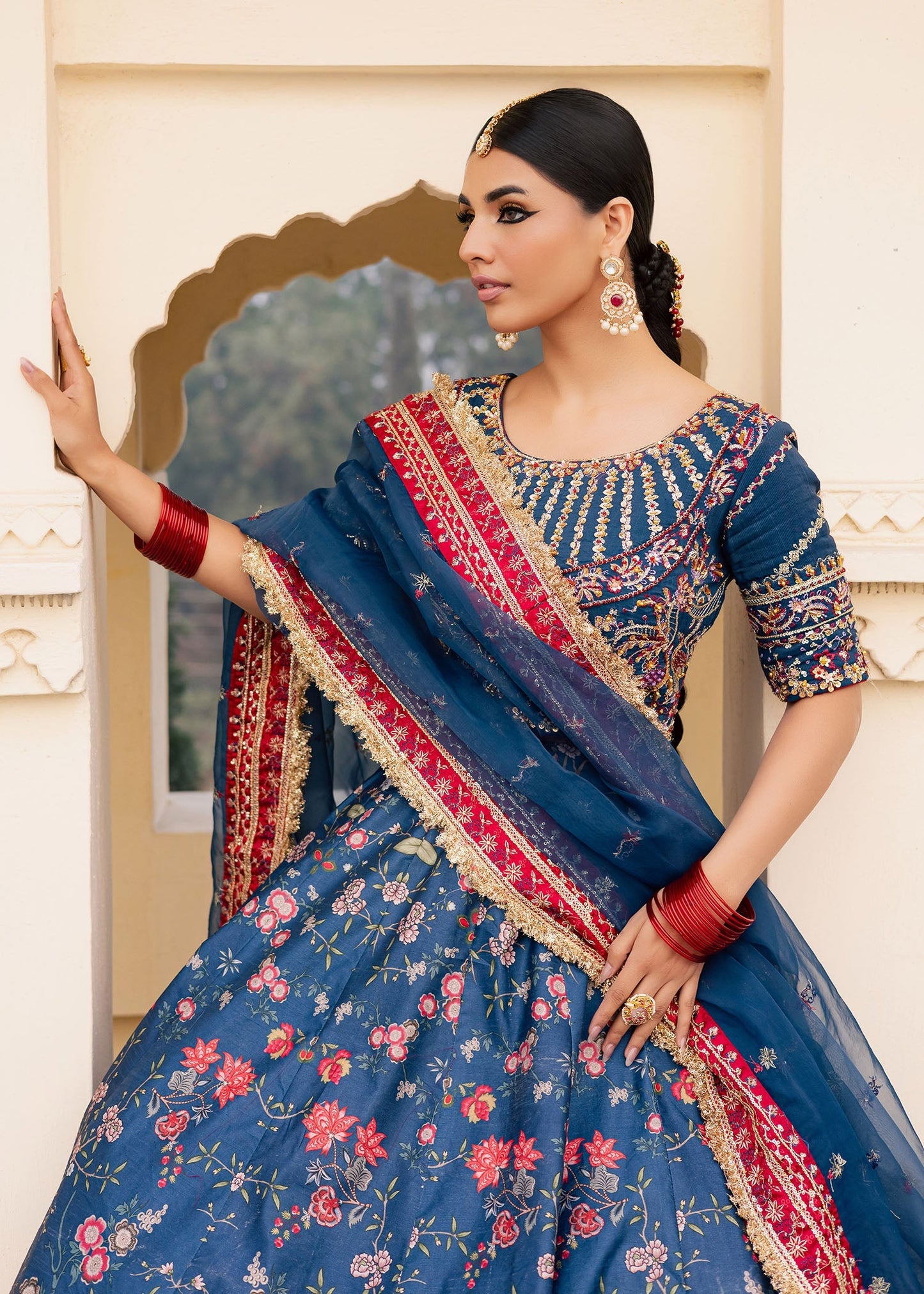 Maria Osama Khan | Khawabeedah Wedding Formals | Gulbahaar - Dress - available at Maria Faisal in UK and USA.