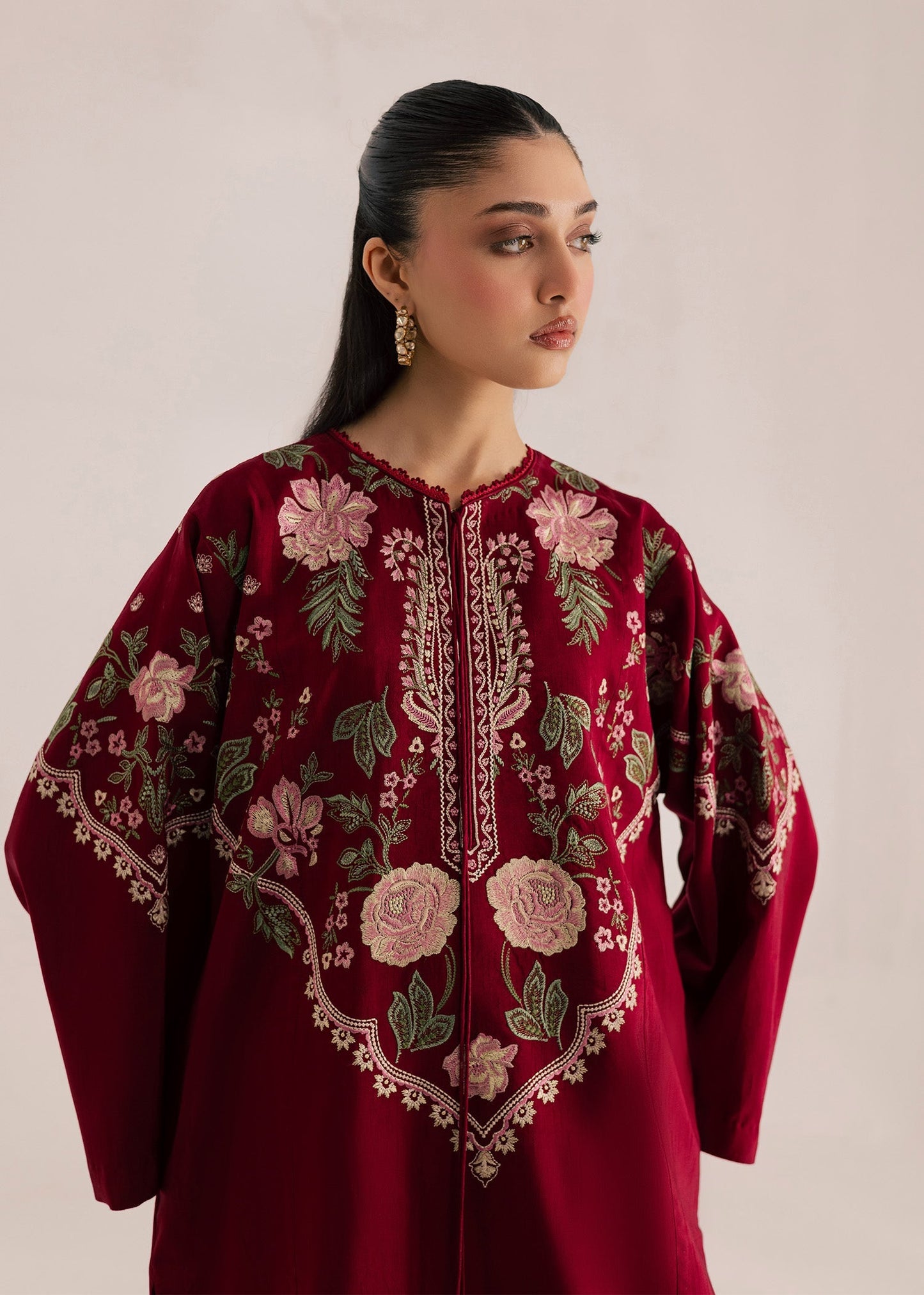 Sadaf Fawad Khan | Silk Luxury Pret 26 | Meera - Dress - available at Maria Faisal in UK and USA.