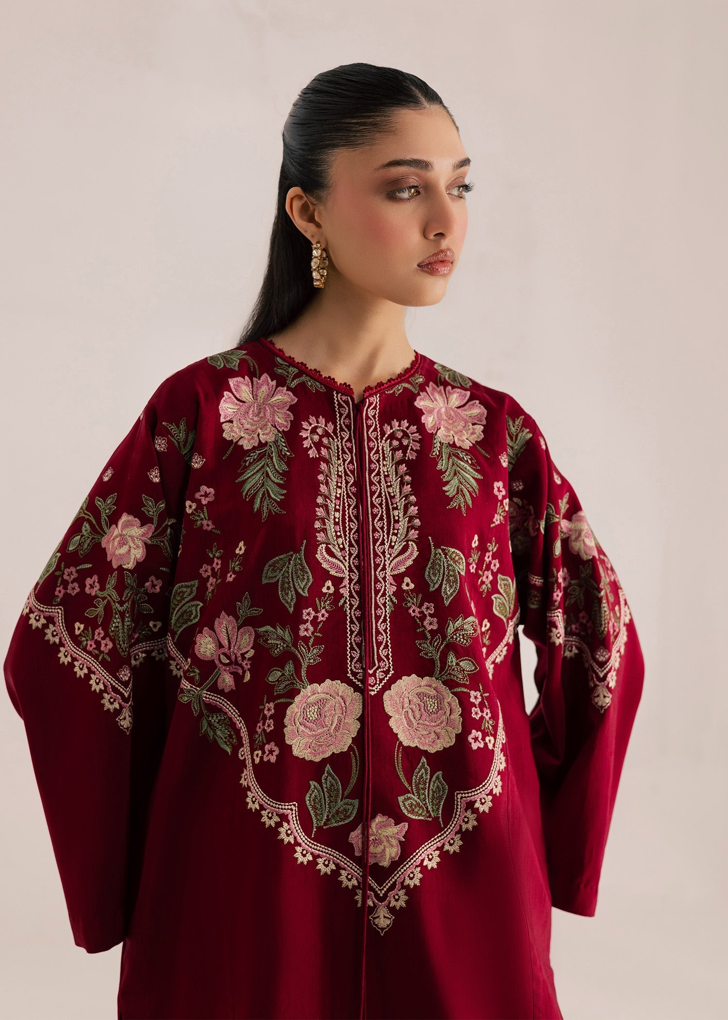 Sadaf Fawad Khan | Silk Luxury Pret 26 | Meera - Dress - available at Maria Faisal in UK and USA.