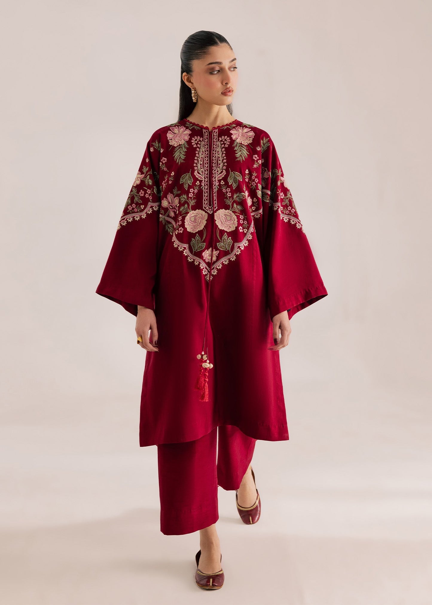 Sadaf Fawad Khan | Silk Luxury Pret 26 | Meera - Dress - available at Maria Faisal in UK and USA.