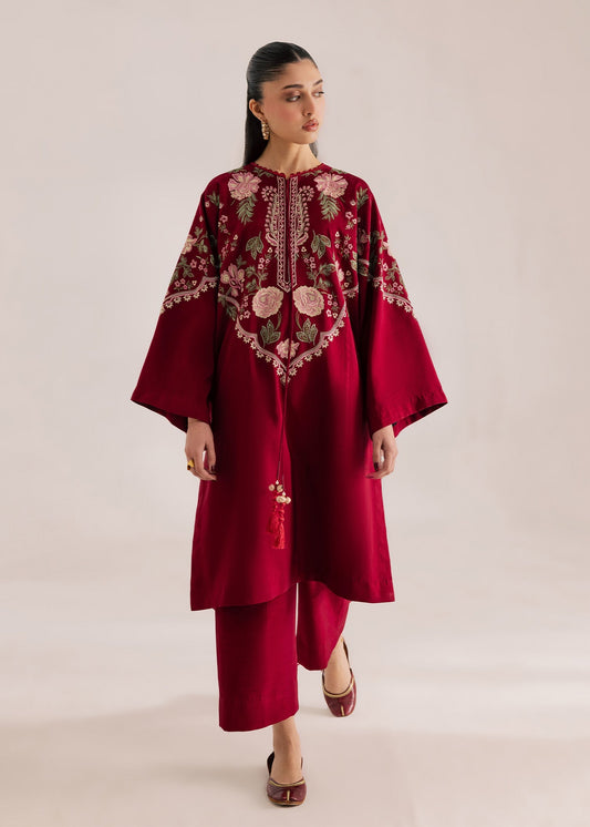 Sadaf Fawad Khan | Silk Luxury Pret 26 | Meera - Dress - available at Maria Faisal in UK and USA.