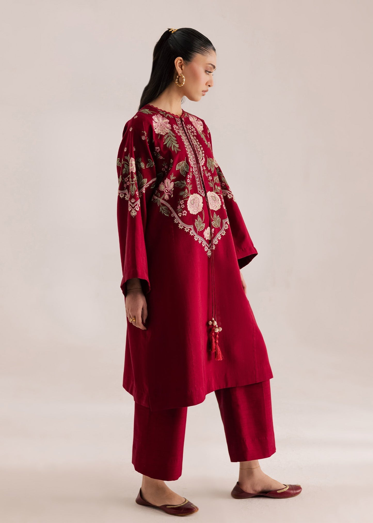 Sadaf Fawad Khan | Silk Luxury Pret 26 | Meera - Dress - available at Maria Faisal in UK and USA.