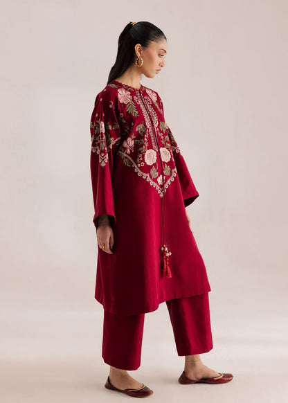 Sadaf Fawad Khan | Silk Luxury Pret 26 | Meera - Dress - available at Maria Faisal in UK and USA.