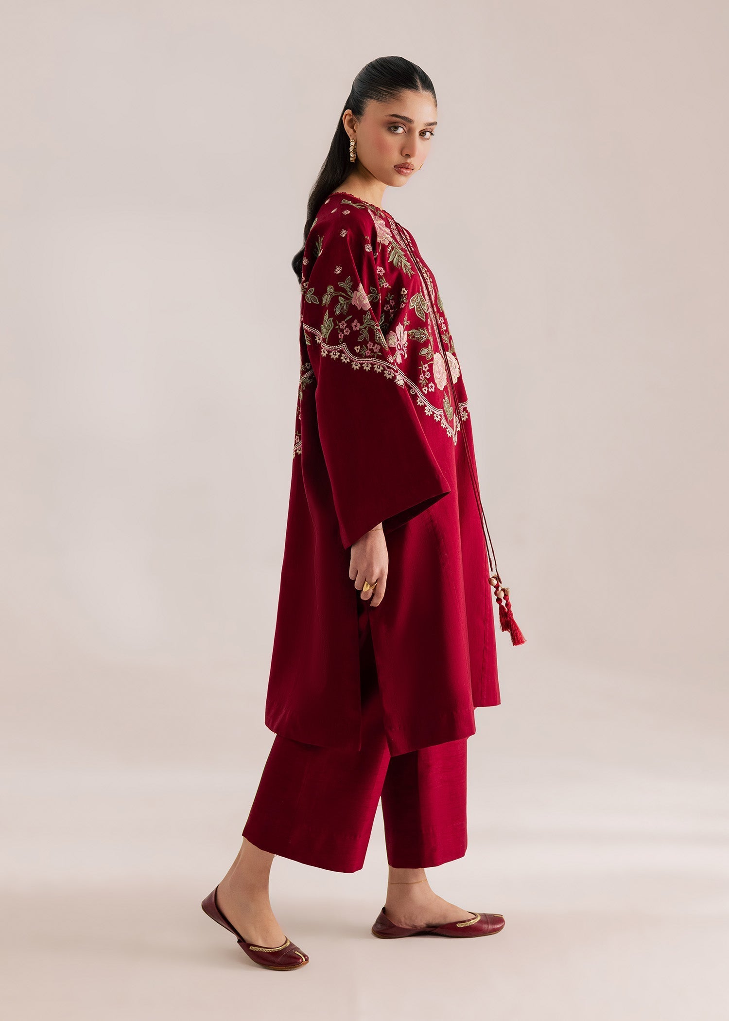 Sadaf Fawad Khan | Silk Luxury Pret 26 | Meera - Dress - available at Maria Faisal in UK and USA.