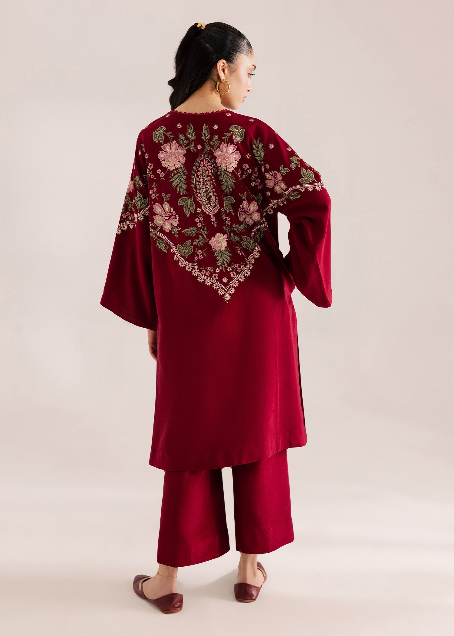 Sadaf Fawad Khan | Silk Luxury Pret 26 | Meera - Dress - available at Maria Faisal in UK and USA.