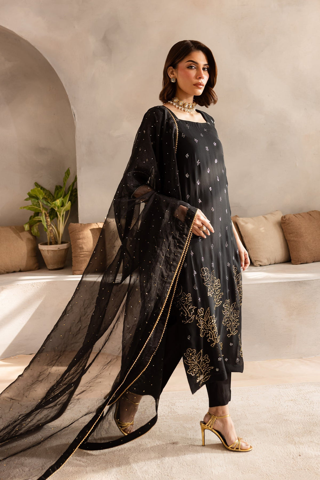Vanya | Kaya Formals | KY-06 - Designer Dress with Intricate embroidery and embellishments. Shop elegent wedding dress at Maria Faisal.