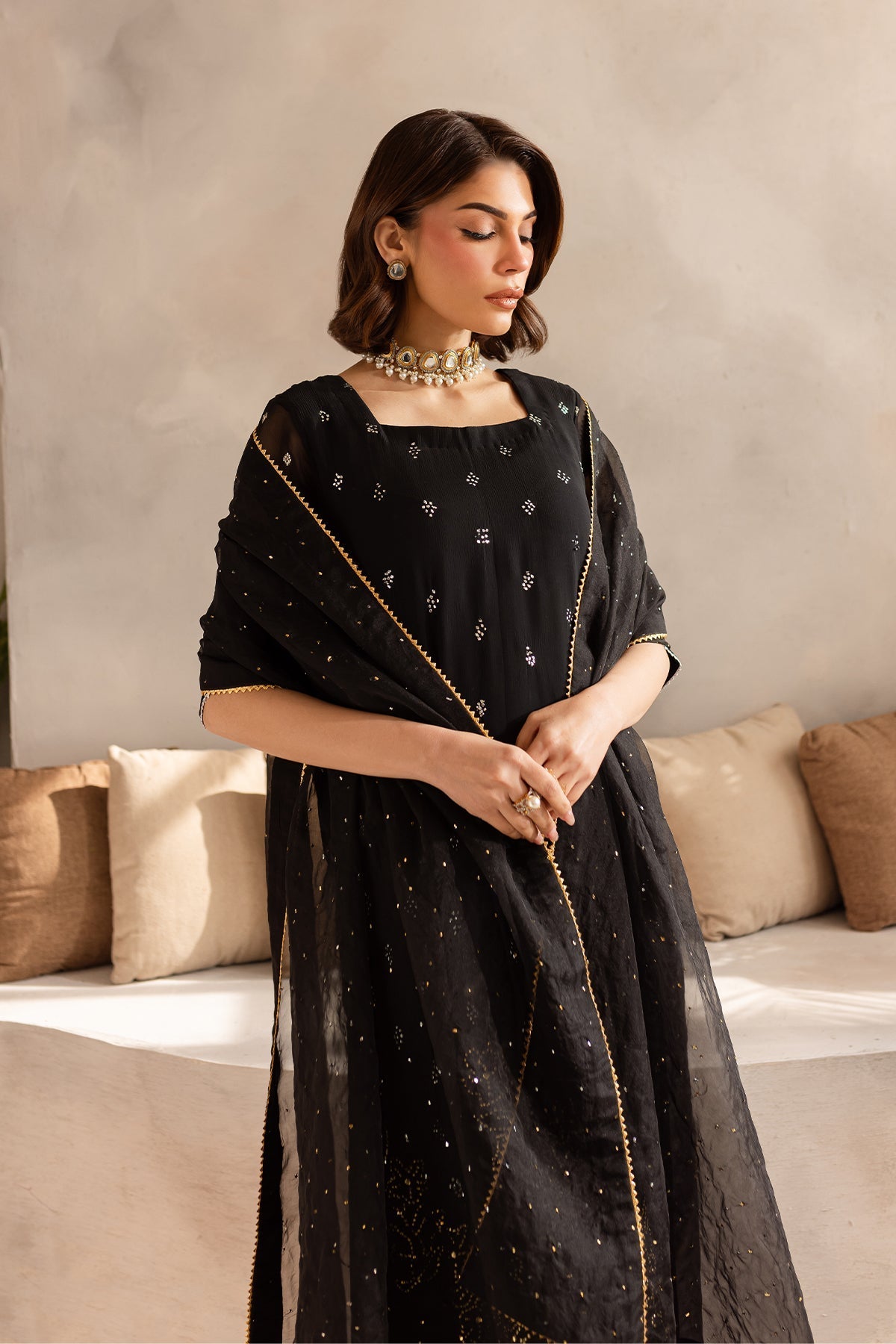 Vanya | Kaya Formals | KY-06 - Designer Dress with Intricate embroidery and embellishments. Shop elegent wedding dress at Maria Faisal.