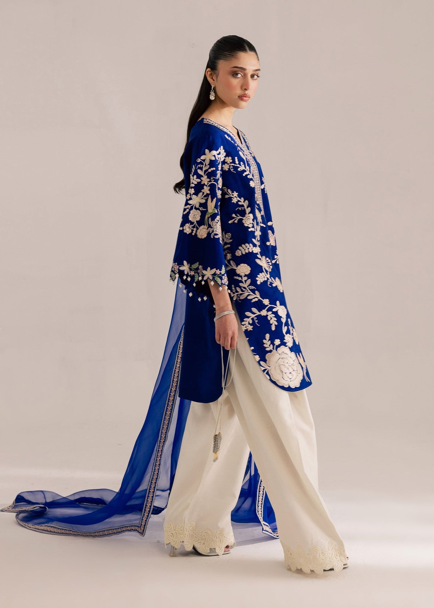 Sadaf Fawad Khan | Silk Luxury Pret 26 | Lisha - Dress - available at Maria Faisal in UK and USA.