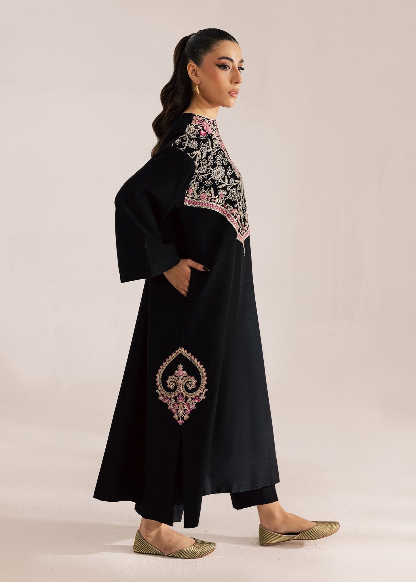 Sadaf Fawad Khan | Silk Luxury Pret 26 | Sahra - Dress - available at Maria Faisal in UK and USA.