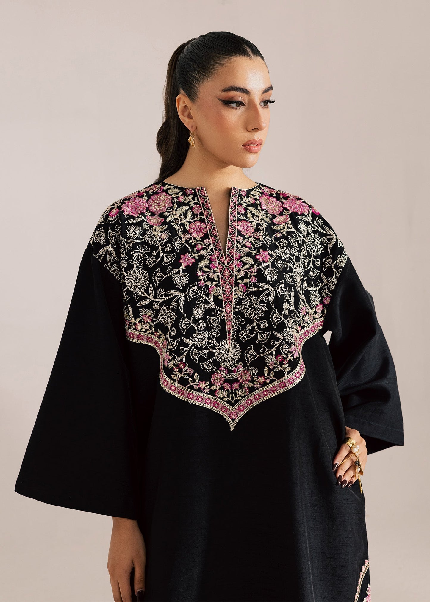 Sadaf Fawad Khan | Silk Luxury Pret 26 | Sahra - Dress - available at Maria Faisal in UK and USA.