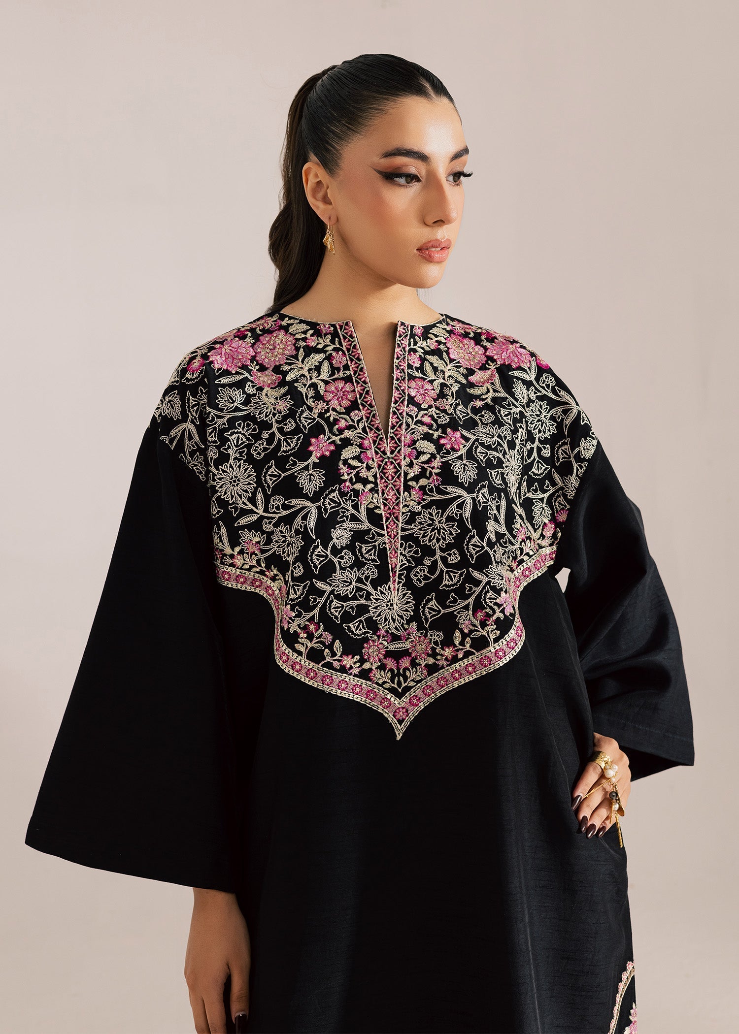 Sadaf Fawad Khan | Silk Luxury Pret 26 | Sahra - Dress - available at Maria Faisal in UK and USA.