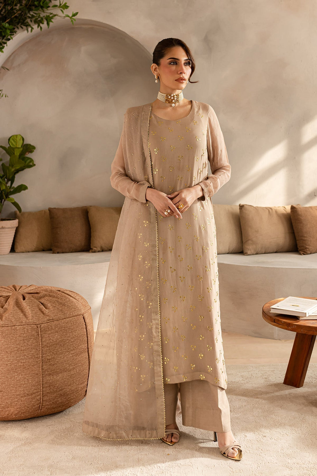 Vanya | Kaya Formals | KY-05 - Designer Dress with Intricate embroidery and embellishments. Shop elegent wedding dress at Maria Faisal.